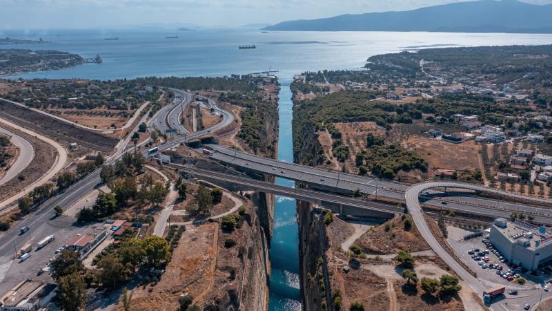 γέφυρα ισθμού κορίνθου