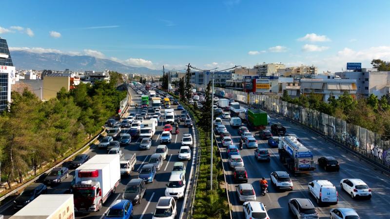 χάος στη λεωφόρο Κηφισού