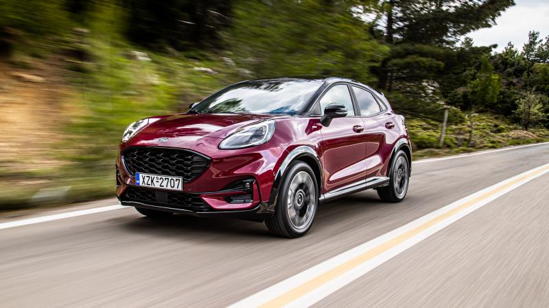 Δοκιμή Ford Puma ST-Line X Vivid Ruby 155 PS carandmotor.gr