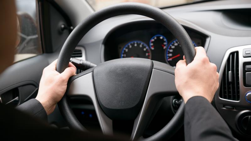 Hands on steering wheel 1