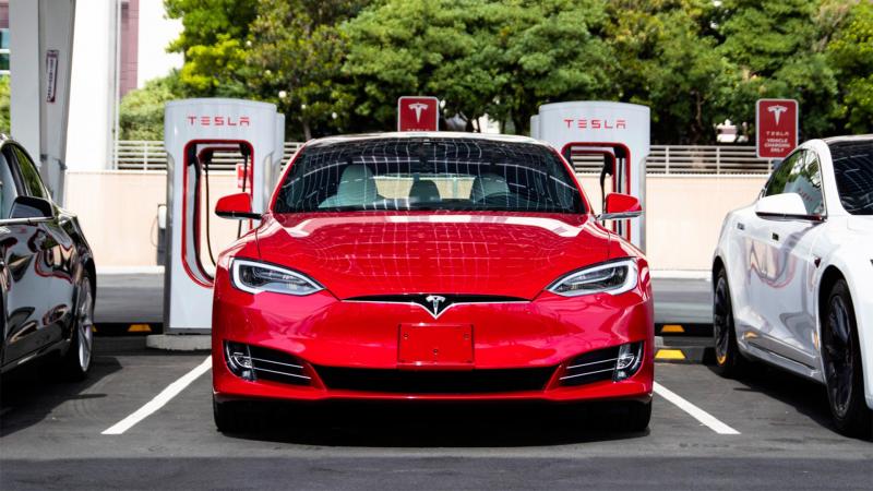 Tesla Model X charging