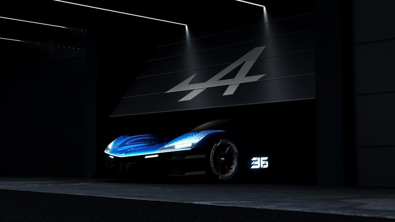 Alpine LMDh Hypercar teaser