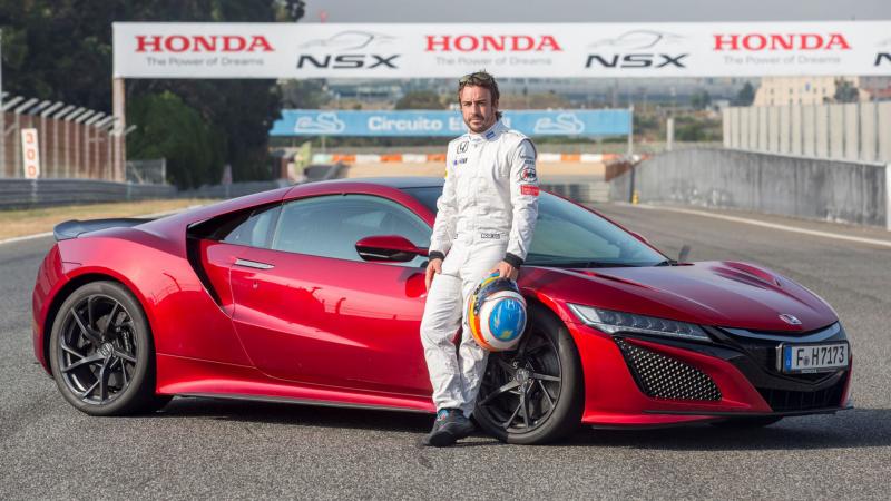 Fernando Alonso Honda NSX