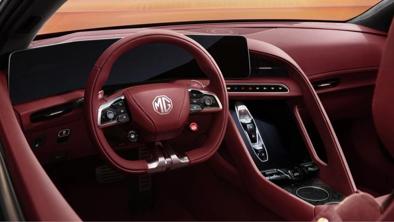 MG Cyberster interior