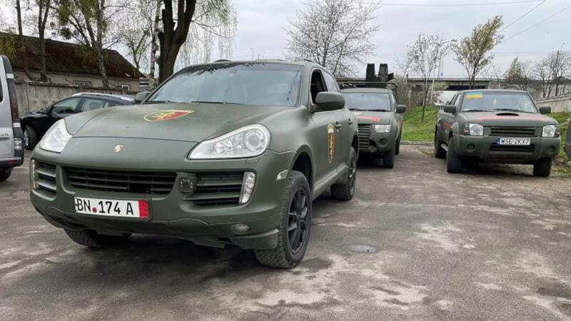 Η Porsche Cayenne του Ουκρανικού Στρατού 2023