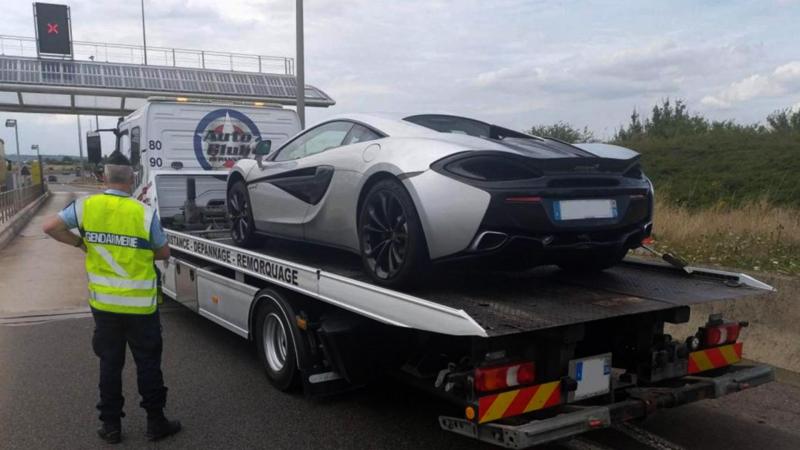 McLaren France Speeding