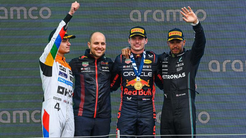 Silverstone podium