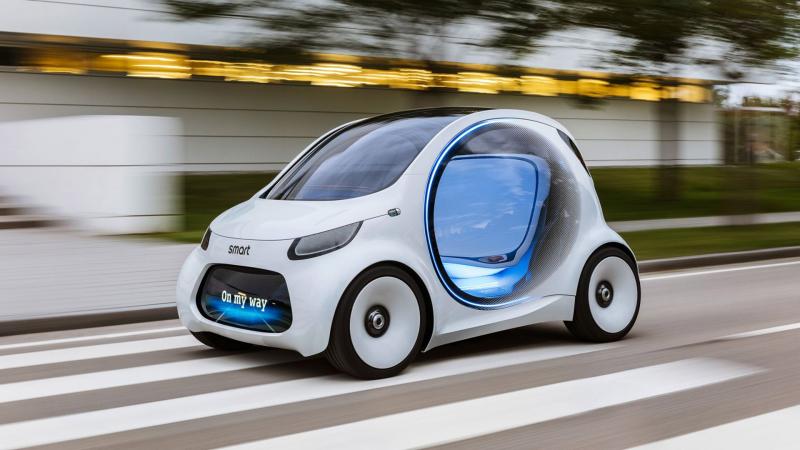 Mercedes Vision EQ Fortwo 2017