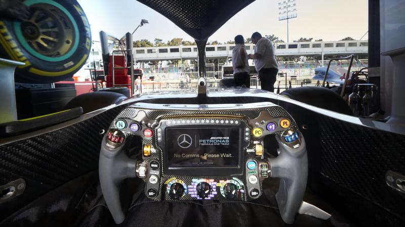 F1 Mercedes Steering Wheel