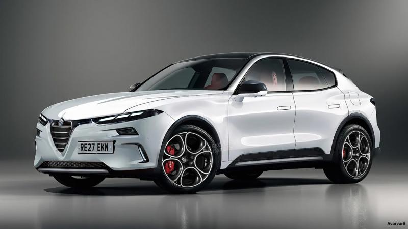 Alfa Romeo large SUV render