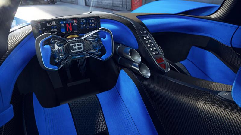 Bugatti Bolide cockpit