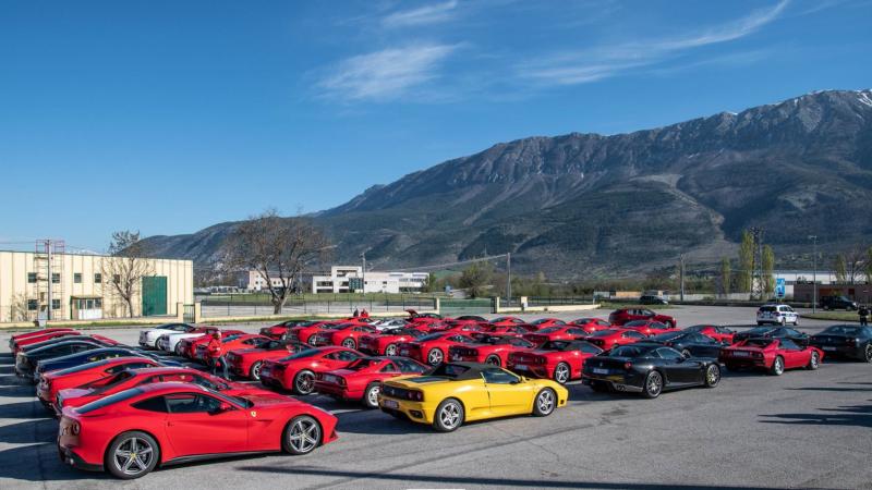 Συγκέντρωση Ferrari Ιωάννινα ρεκόρ 2023