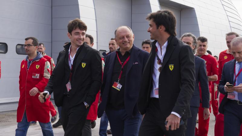 Leclerc, Vasseur και Sainz