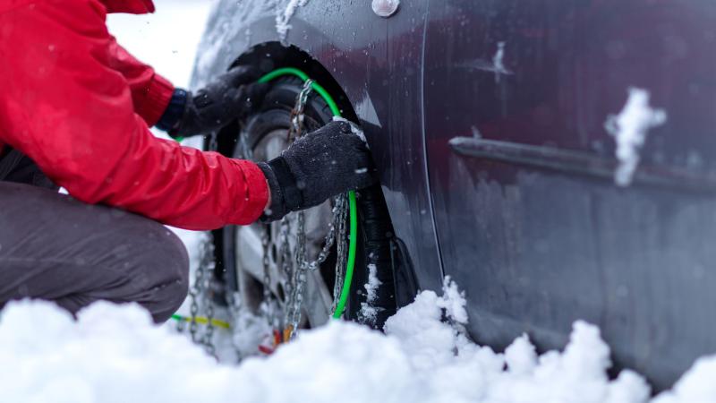 Tire snow chains