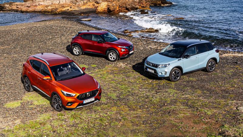 MG ZS vs Nissan Juke vs Suzuki Vitara 1