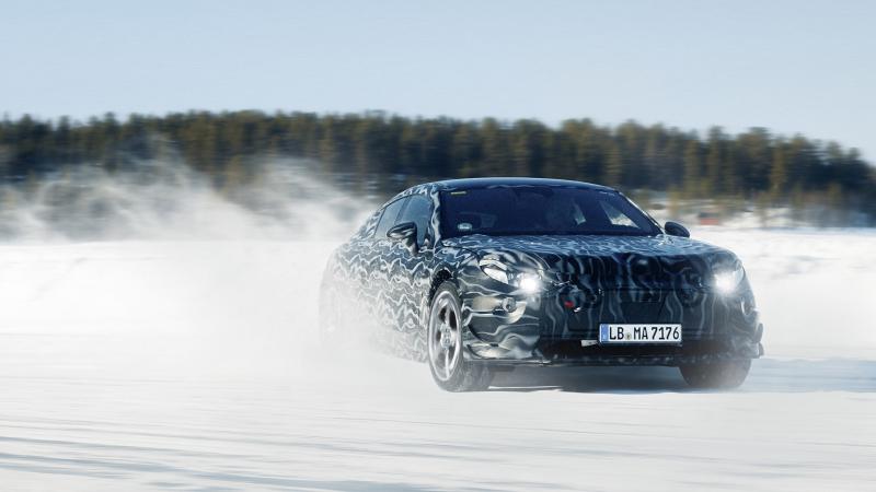 Mercedes-AMG EV testing