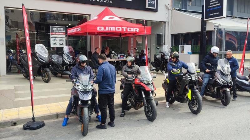 QJMOTOR test rides έρχονται στην Αθήνα 2024