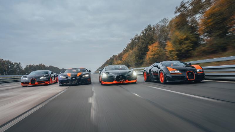 Bugatti World Speed Record cars