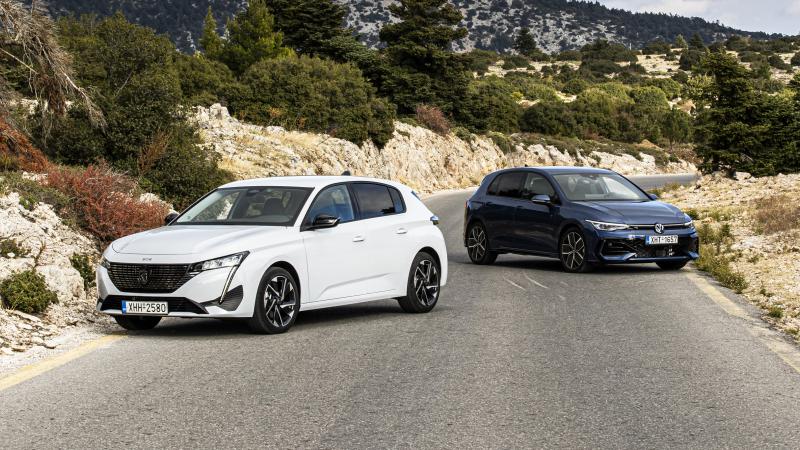 peugeot 308 vs volkswagen golf