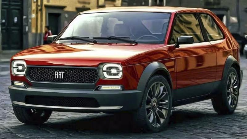 Fiat 127 render