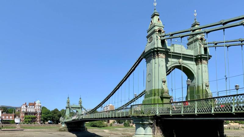 hammersmith bridge γέφυρα Λονδίνο