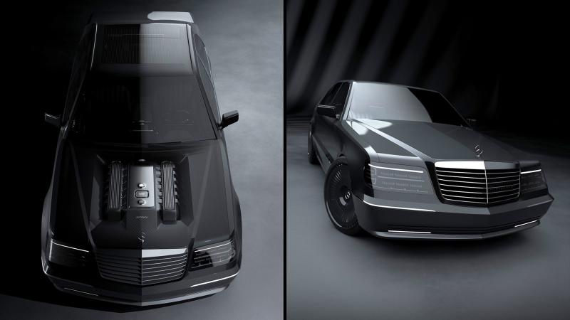 Mercedes-Benz S-Class W 140 restomod