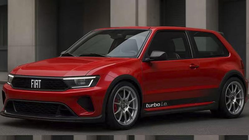 Fiat Uno turbo render