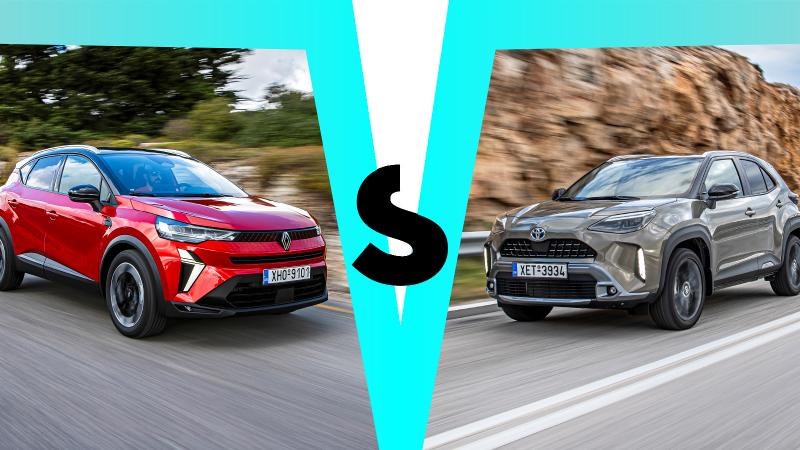 Renault Captur Hybrid vs Toyota Yaris Cross Hybrid