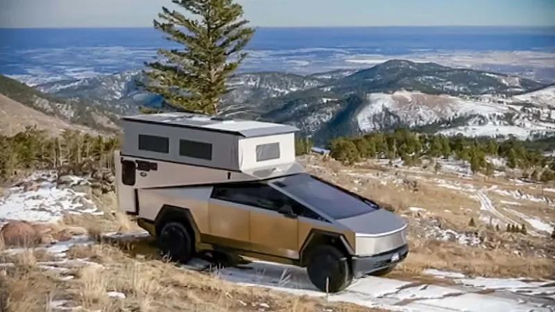cybertruck camper