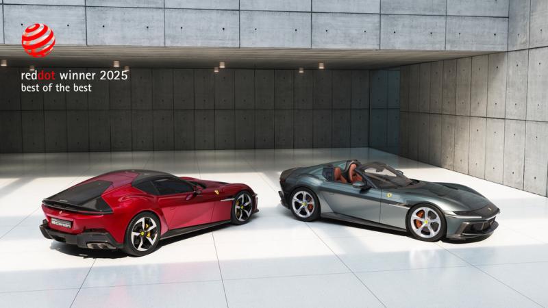 ferrari red dot