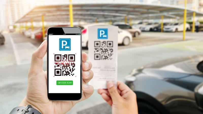 car park QR code