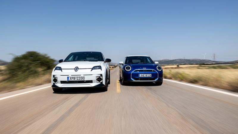 Renault 5 E-Tech Electric vs MINI Cooper SE