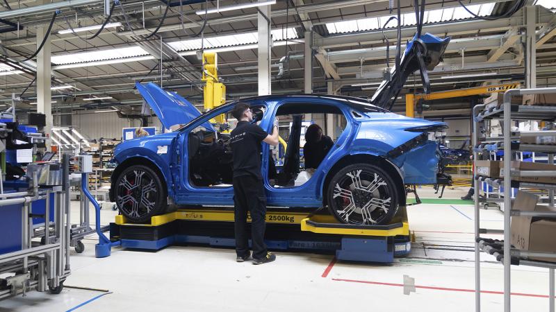 Alpine A390 factory Dieppe