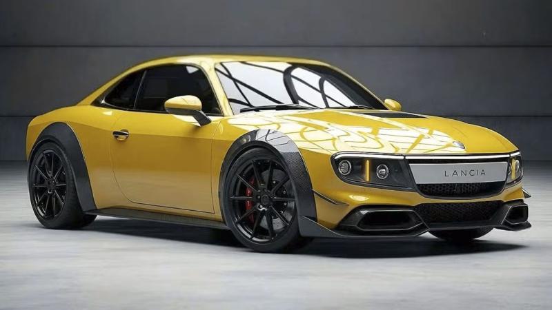 Lancia Fulvia Coupe render