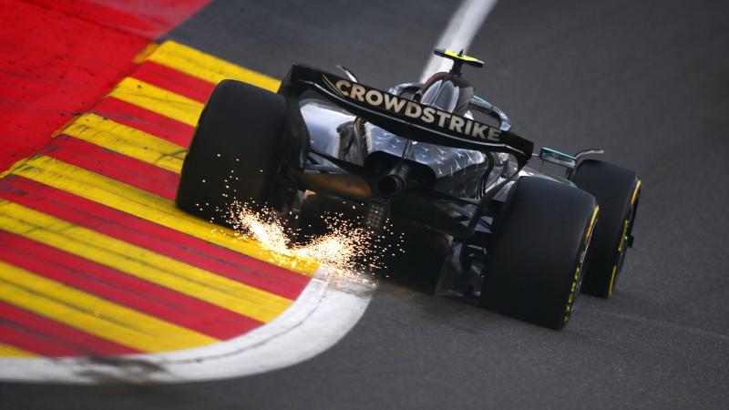 Mercedes F1 Belgian GP 2025