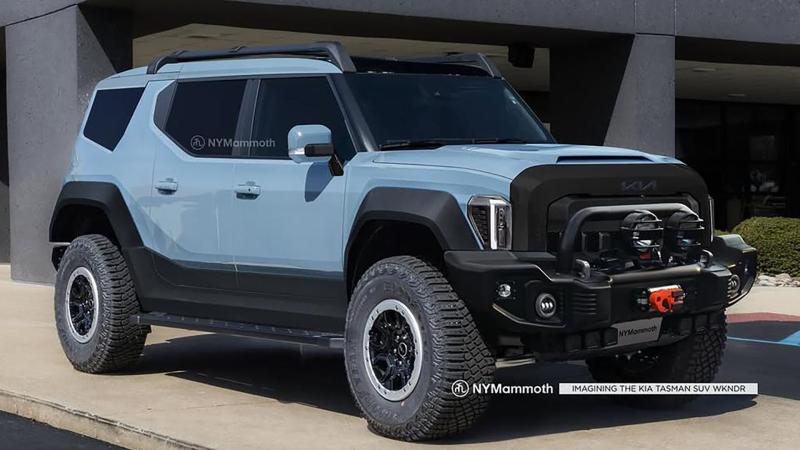 KIA Tasman WKNDR SUV render