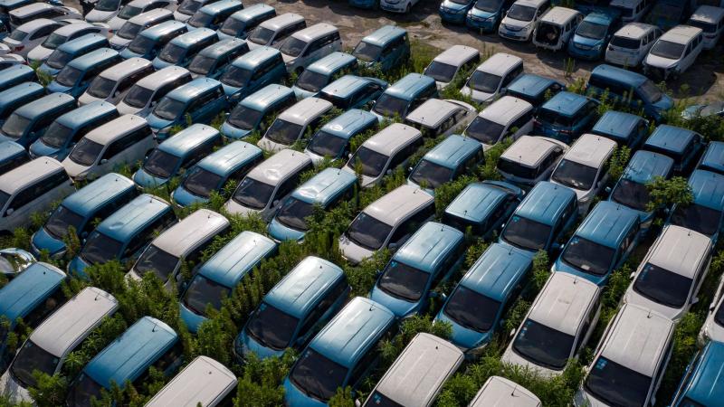 Parked chinese EVs 1