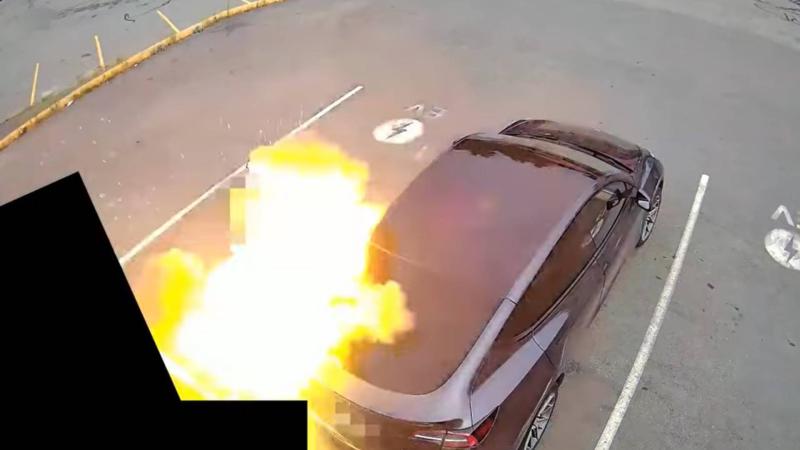 Tesla explosion Canada 2