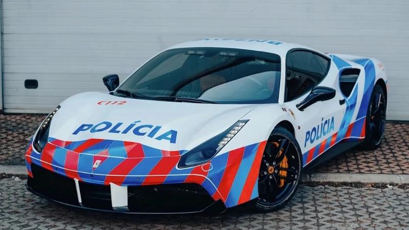 ferrari 488 gtb police