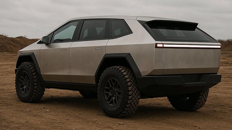 Tesla cyberSUV render
