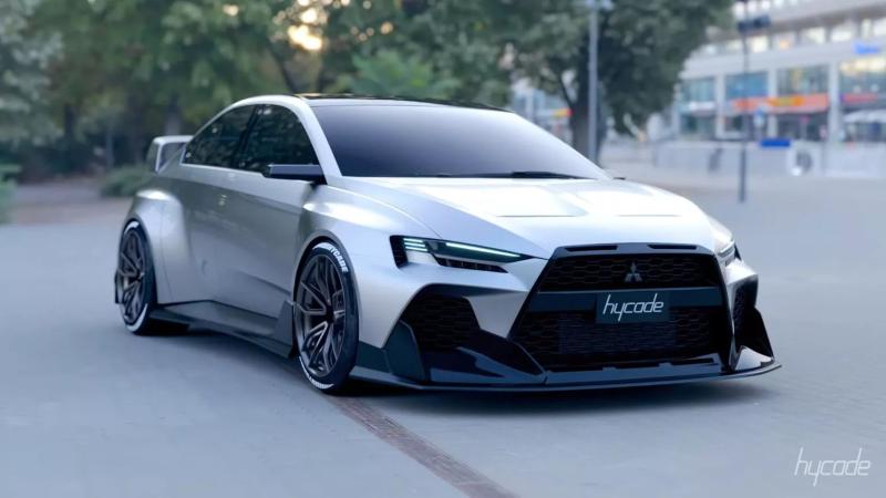 Mitsubishi Lancer Evolution Render Hycade