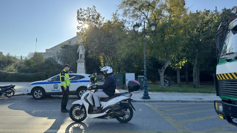 Μπλόκο τροχαίας Αθήνα