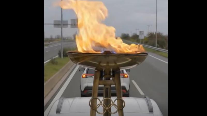 Toyota ολυμπιακή φλόγα