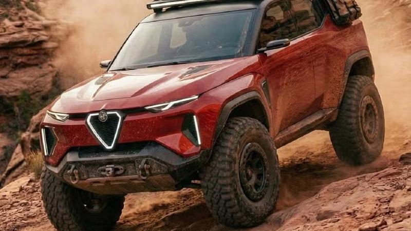 Alfa Romeo 4x4 render