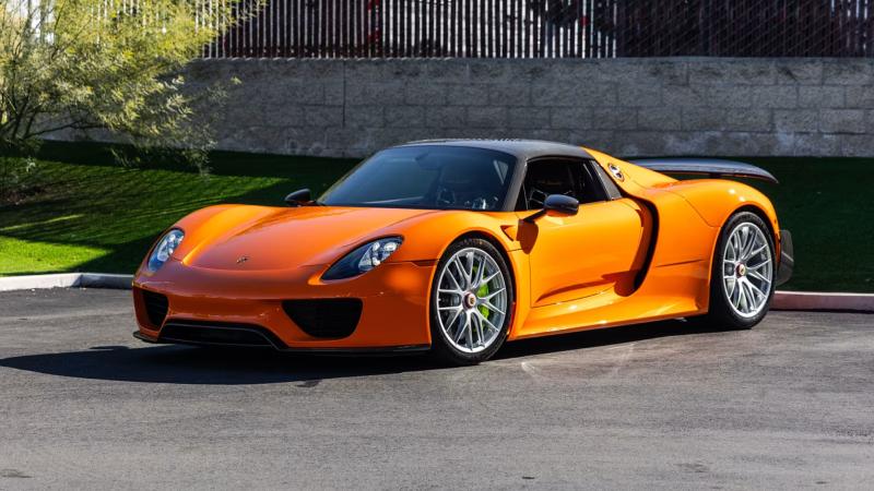 Porsche 918 Spyder auction