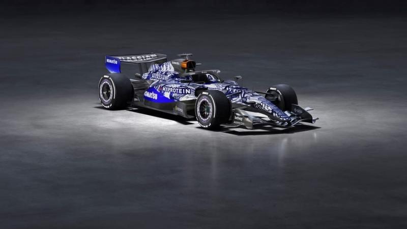 Williams testing livery