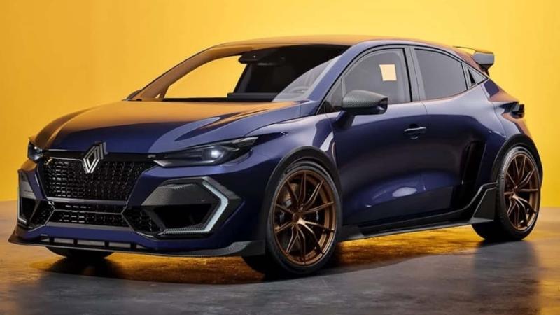 Renault Clio RS Williams render