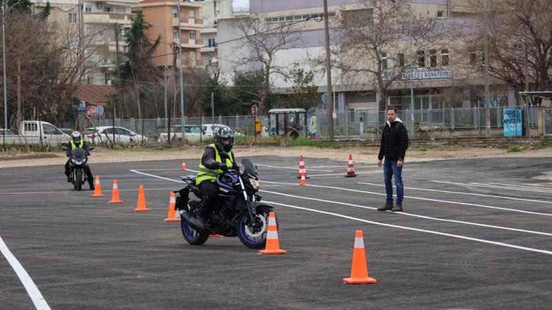 Νέα πίστα εξετάσεων μοτοσικλετών