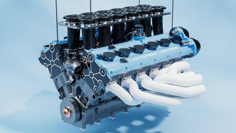 De tomaso P900 V12 engine