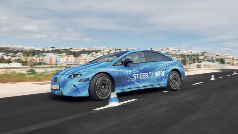 Mercedes EQS steer-by-wire
